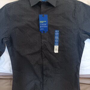 Brand new APT.9 black mens dress shirt long sleeve
